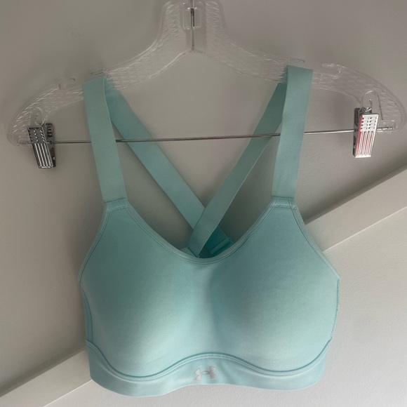 UNDER ARMOUR woman's Hight Infinity High Support Sports Bra  Blue size S - Picture 6 of 8